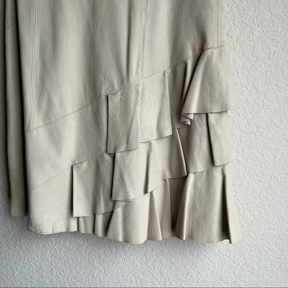 Nanette Lepore Dress size 8 all leather - Picture 2 of 8